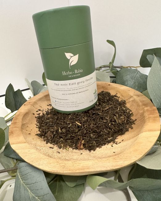 Thé Noir Earl Grey – Raffinement à la Bergamote